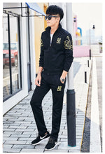 Load image into Gallery viewer, Plus Size 5XL 6XL Men's Tracksuit Autumn Clothes Sportswear Two Piece Set Men Jacket Sweatpants Male Sweatsuit Sports Suits Sets
