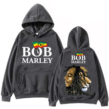Load image into Gallery viewer, Bob Marley Hoodie Harajuku Hip Hop Pullover Tops Sweatshirt Gift
