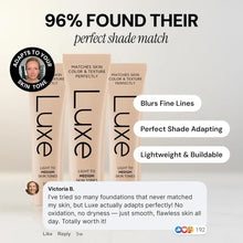 Load image into Gallery viewer, Luxe Skin Tone Matching Concealer Foundation, Waterproof Full Coverage Makeup to Hide Blemishes &amp; Even Skin Tone Long Lasting
