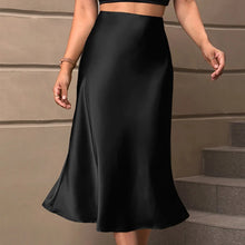 Load image into Gallery viewer, Elegant Summer A-Line Midi Skirt
