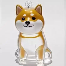 Load image into Gallery viewer, Transparent Cute Dog Pendant Keychain Creative Pet Hair Storage Capsule Hanging Ornament for Pet Lover DIY Pet Memorial Keychain
