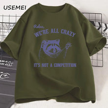 Load image into Gallery viewer, Relax Crazy Graphic Tee Men
