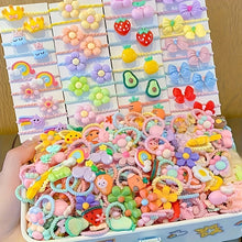 Load image into Gallery viewer, Pet Hair Accessory Set, Cute Designs of Flowers, Bows, Fruits, and Small Animals, Headbands and Hairbands Suitable for Dogs and Cats (Hair Accessories Only, Random Styles and Colors)
