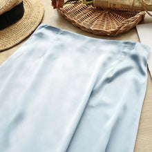 Load image into Gallery viewer, Satin Short Skirts For Women Slim Fit Office Pencil Skirts Streetwear Hot Girls Casual Simple Free Shipping
