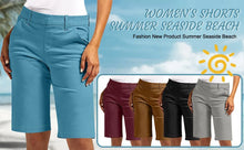 Load image into Gallery viewer, Trendy High Waist Chino Shorts
