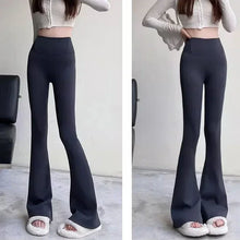 Load image into Gallery viewer, Leggings Women Gothic Sexy Girl Womens Clothing Seamless Leggings Bell-bottomed Pants Women Y2k Shark Pants Winter High Street
