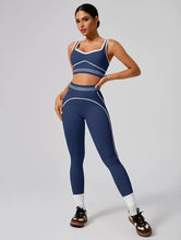 Load image into Gallery viewer, Women Yoga Set Sports Bra High Waist Leggings Gym Workout Fitness Activewear Stretch 2 Piece Suit
