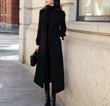Load image into Gallery viewer, Korean Long Wool Winter Coat
