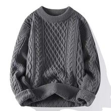 Load image into Gallery viewer, 2024 Autumn Winter Men's Sweater Japan Fashion Men Clothing Striped Sweater Men Casual Streetwear Pullover O-Neck Sweaters Men
