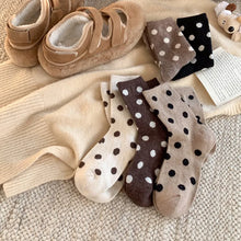 Load image into Gallery viewer, Polka Velvet Winter Socks
