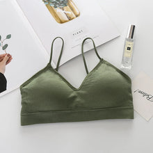 Load image into Gallery viewer, Women Sports Bras Fast Dry Elastic Padded Gym Running Skeep Bra Solid Color Fitness Yoga Sport Breathable Tops

