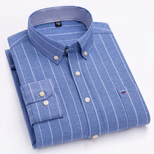 Load image into Gallery viewer, Oxford Striped Cotton Casual Shirt
