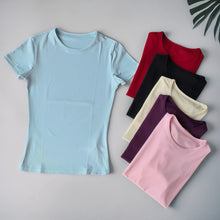 Load image into Gallery viewer, Women's Outdoor Sports Shirt Yoga Wear Fitness T-Shirt Quick Dry Running T-Shirt Workout Top Female Sportswear Exercise Clothing
