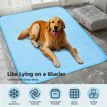 Load image into Gallery viewer, 2025 Upgraded Ice-Cool Summer Pet Cooling Mat and Bed Sweat-Absorbent Fabric Available in 4 Sizes for Small Medium and Large Pet
