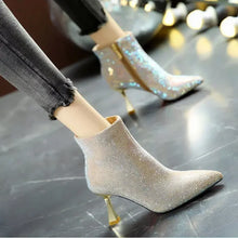 Load image into Gallery viewer, Very High Heels Heeled Female Short Shoes New In Booties Autumn Quality Chic and Elegant Large Size Warm Y2k Women's Ankle Boots
