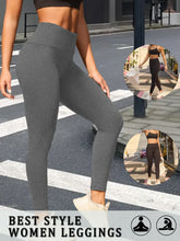 Load image into Gallery viewer, Women's Super Soft Leggings High Waisted Tummy Control No See Through Workout Yoga Running Athletic Push Up Gym Fitness Leggings
