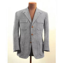 Load image into Gallery viewer, Faux Suede Slim Fit Blazer
