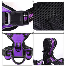 Load image into Gallery viewer, Adjustable Nylon Dog Harness Vest Reflective Soft Breathable No Pull Dog Harness Pet Harness Leash For Small Medium Large Dogs
