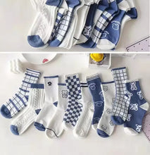 Load image into Gallery viewer, Striped Plaid Sport Socks
