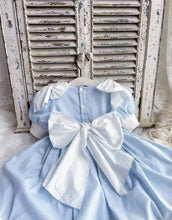 Load image into Gallery viewer, Embroidered Bow Princess Girls Dress
