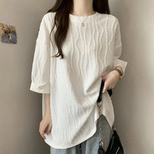 Load image into Gallery viewer, Loose Korean Casual Tee Women
