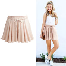 Load image into Gallery viewer, Women Shorts Summer Chiffon Casual Shorts Female Wide Leg Elastic High Waist Shorts Wide Leg  Womens Shorts Summer
