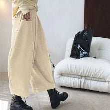 Load image into Gallery viewer, Women's Wide-Leg Pants Oversized Casual Harem Trousers with Pockets
