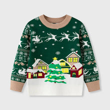 Load image into Gallery viewer, Winter Cartoon Knit Kids Pullover Sweater
