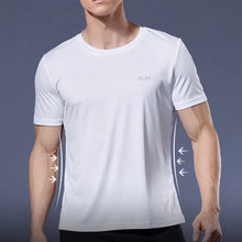 Load image into Gallery viewer, Running Shirts Soccer Shirts Men's Jersey Sportswear Mens Jogging T-Shirts Quick Dry Compression Sport T-Shirt Fitness Gym
