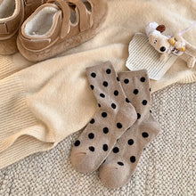 Load image into Gallery viewer, Polka Velvet Winter Socks
