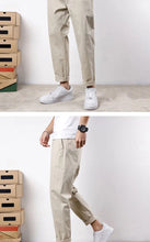 Load image into Gallery viewer, Korean Casual Elastic Cargo Pants
