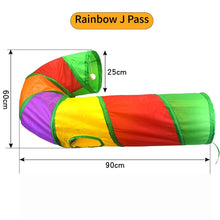 Load image into Gallery viewer, Cat Tunnel Pet Supplies Cat S T Pass Play Tunnel Foldable Cat Tunnel Cat Toy Breathable Drill Barrel for Indoor loud paper
