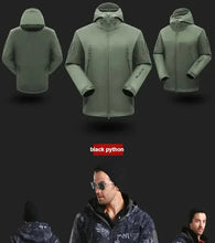 Load image into Gallery viewer, Winter Autumn Fleece Thermal Waterproof Suit Men Jacket Tactical Outdoor Fishing Hiking Camping Tracksuits Coat

