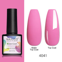 Load image into Gallery viewer, NAILCO 8ml Pink Red Colors Gel Nail Polish Nail Art Varnishes Gel Lacquer Coat LED Nails Manicure Design UV Gel Varnish Soak Off
