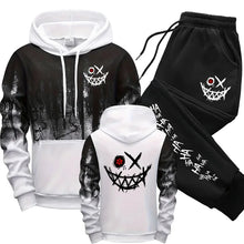 Load image into Gallery viewer, Men's Tracksuit  Men Two Piece Sets Versatile Casual Jogging Sweatshirts Fashion Comfort Daily Sports Simple Splashed Ink Hoodie
