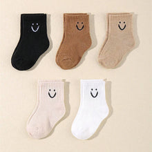 Load image into Gallery viewer, Cute Smiley Kids Mid Calf Socks
