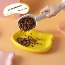 Load image into Gallery viewer, 1PC Cat-Shaped Pet Bowls, Pastel Color Cute Animal Design, Non-Slip Pet Food Dish, Ideal for Cats, Trendy Pet Accessory for Home
