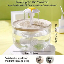 Load image into Gallery viewer, USB Electric Mute 1.2L Pet Water Fountain Automatic Cat Drink Bowl Filter Pet Drinking Dispenser Drinker For Cats Water Filter

