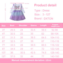 Load image into Gallery viewer, Butterfly Gradient Princess Girls Dress
