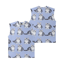 Load image into Gallery viewer, Black Bats Cute Cats Kitty Men Tank Top Gym To Street Sleeveless Bold Color Breathable Training Fit Vest Muscle Fitness Clothing
