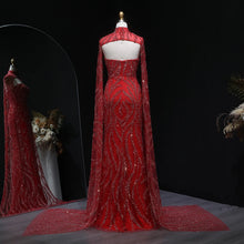 Load image into Gallery viewer, Sharon Said 2026 Luxury Evening Party Gowns Women' s Wedding Prom Dresses with Flowing Sleeves Elegant Mermaid SS663 Customized
