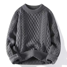 Load image into Gallery viewer, 2024 Autumn Winter Men's Sweater Japan Fashion Men Clothing Striped Sweater Men Casual Streetwear Pullover O-Neck Sweaters Men
