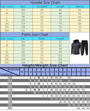 Load image into Gallery viewer, Men's Tracksuit Zipper Coat and Black Sweatpants Outdoor Casual Sporty Hoodie Jogging Suit Male Autumn Training Set Sweatshirts
