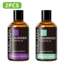Load image into Gallery viewer, 100ML Pure Plant Essential Oil Mint Bergamot Patchouli Citronella Lemongrass Chamomile Cedarwood For Reed Diffuser Humidifier
