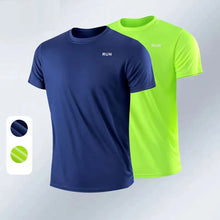 Load image into Gallery viewer, Men Short Sleeve Gym t-Shirts Oversized t-Shirt Tees For Men Football t Shirt Jersey Summer Quick Dry Soccer Top Man Clothing
