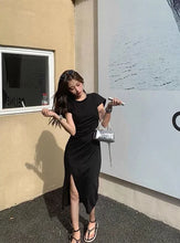 Load image into Gallery viewer, Chic Minimalist White Midi Dress
