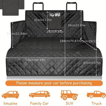 Load image into Gallery viewer, Trunk Cargo Liner for Pet,Thicken Oxford Cloth Trunk Carpet,Waterproof Anti Slip Wear-Resistant Cushion for Dog
