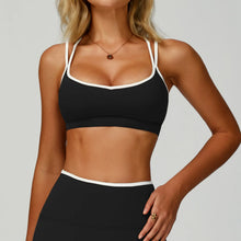 Load image into Gallery viewer, Sport Bras Women Breathable Sports Bra Shockproof Fitness Tops Push Up Gym Crop Top Brassiere Gym Workout Top Seamless Yoga Bra
