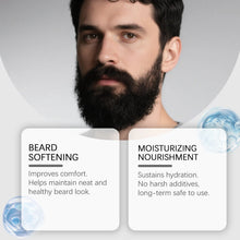 Load image into Gallery viewer, Men Biotin Beard Oil Soften Rough Beard Whiskey Sandalwood Beard Care Oil Hydrate Soothe Under-Beard Skin Men Facial Hair Serum
