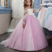 Load image into Gallery viewer, Lace Ball Gown Flower Dress
